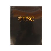 USC Trojans Black Glossy Shield Logo Folder
